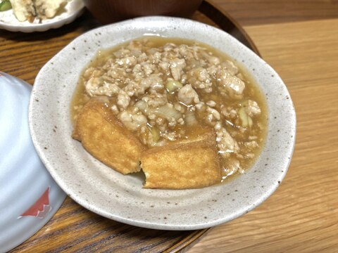 簡単すぎる！ひき肉あんかけ豆腐！